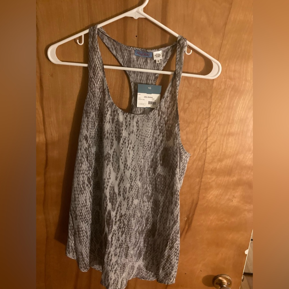 Acrobat. Silk Python Racer-Back Tank - image 1